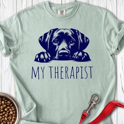 Labrador My Therapist T Shirt Gift For Dog Lover