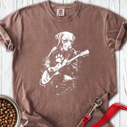 Labrador Guitar Premium Tee Gift For Dog Lover
