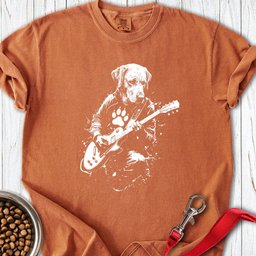 Labrador Guitar Premium Tee Gift For Dog Lover