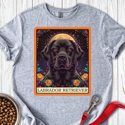 Labrador Tarot Card T Shirt Gift For Dog Lover
