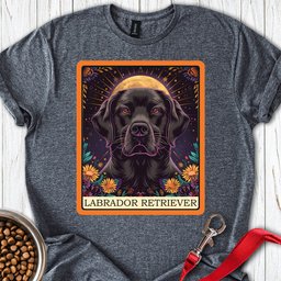 Labrador Tarot Card T Shirt Gift For Dog Lover