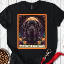 Labrador Tarot Card T Shirt Gift For Dog Lover