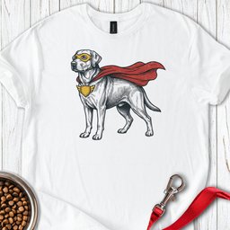 Labrador Superhero T Shirt Gift For Dog Lover