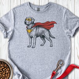 Labrador Superhero T Shirt Gift For Dog Lover