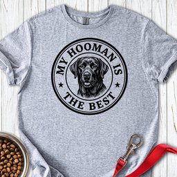 Labrador My Hooman T Shirt Gift For Dog Lover