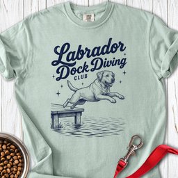 Labrador Dock Diving Club Premium Tee Gift For Dog Lover