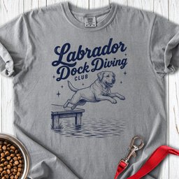 Labrador Dock Diving Club Premium Tee Gift For Dog Lover