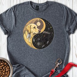 Labrador Yin Yang T Shirt Gift For Dog Lover