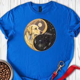 Labrador Yin Yang T Shirt Gift For Dog Lover