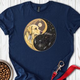 Labrador Yin Yang T Shirt Gift For Dog Lover