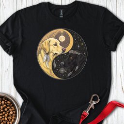 Labrador Yin Yang T Shirt Gift For Dog Lover