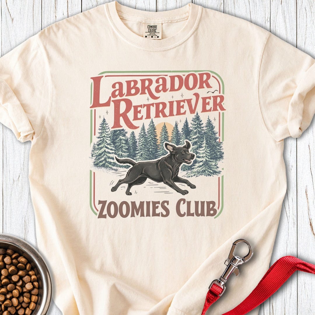 Labrador Zoomies Club Premium Tee Gift For Dog Lover