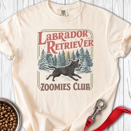 Labrador Zoomies Club Premium Tee Gift For Dog Lover