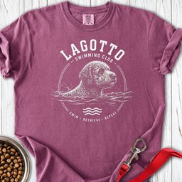 Lagotto Swimming Club Premium Tee Gift For Dog Lover
