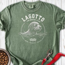 Lagotto Swimming Club Premium Tee Gift For Dog Lover