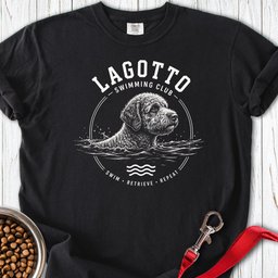 Lagotto Swimming Club Premium Tee Gift For Dog Lover
