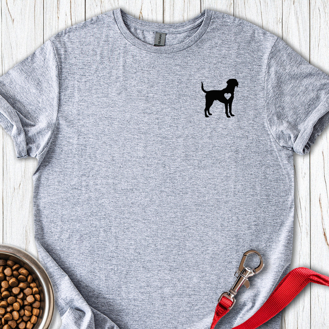 Labrador Love Logo T Shirt Gift For Dog Lover