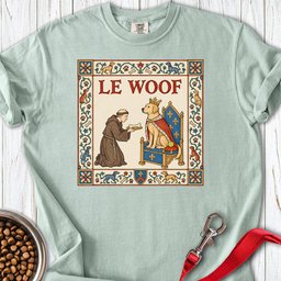Le Woof Medieval Labrador Premium Tee Gift For Dog Lover