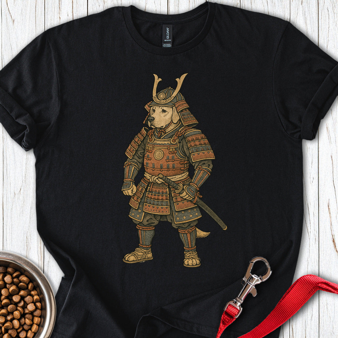 Labrador Samurai T Shirt Gift For Dog Lover