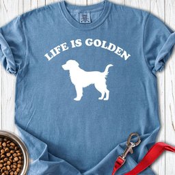 Life Is Golden Premium Tee Gift For Dog Lover
