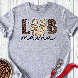 Labrador Mama T Shirt Gift For Mom