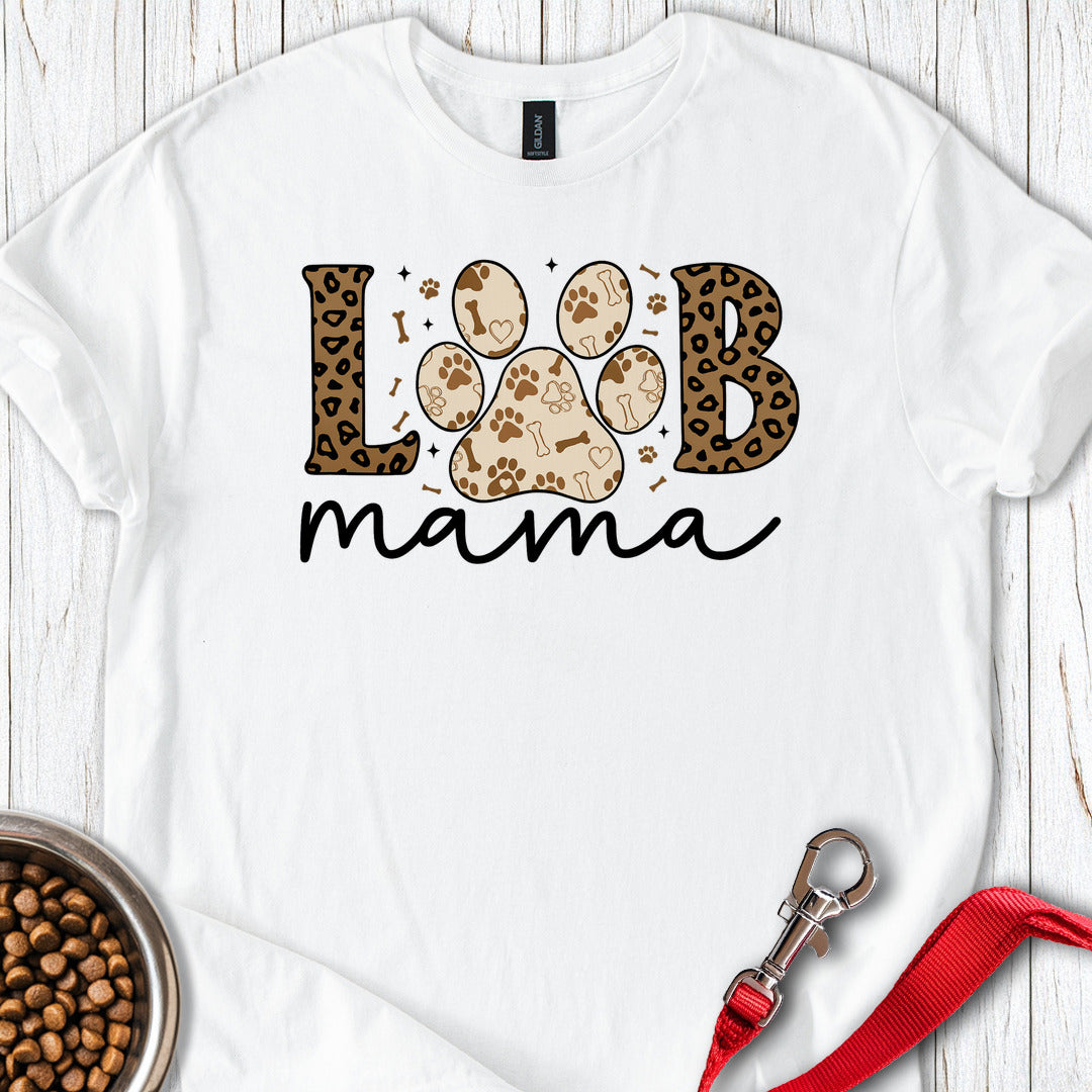 Labrador Mama T Shirt Gift For Mom