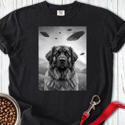 Leonberger Ufo Premium Tee Gift For Dog Lover
