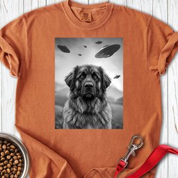 Leonberger Ufo Premium Tee Gift For Dog Lover