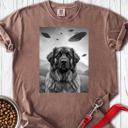 Leonberger Ufo Premium Tee Gift For Dog Lover
