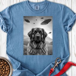 Leonberger Ufo Premium Tee Gift For Dog Lover