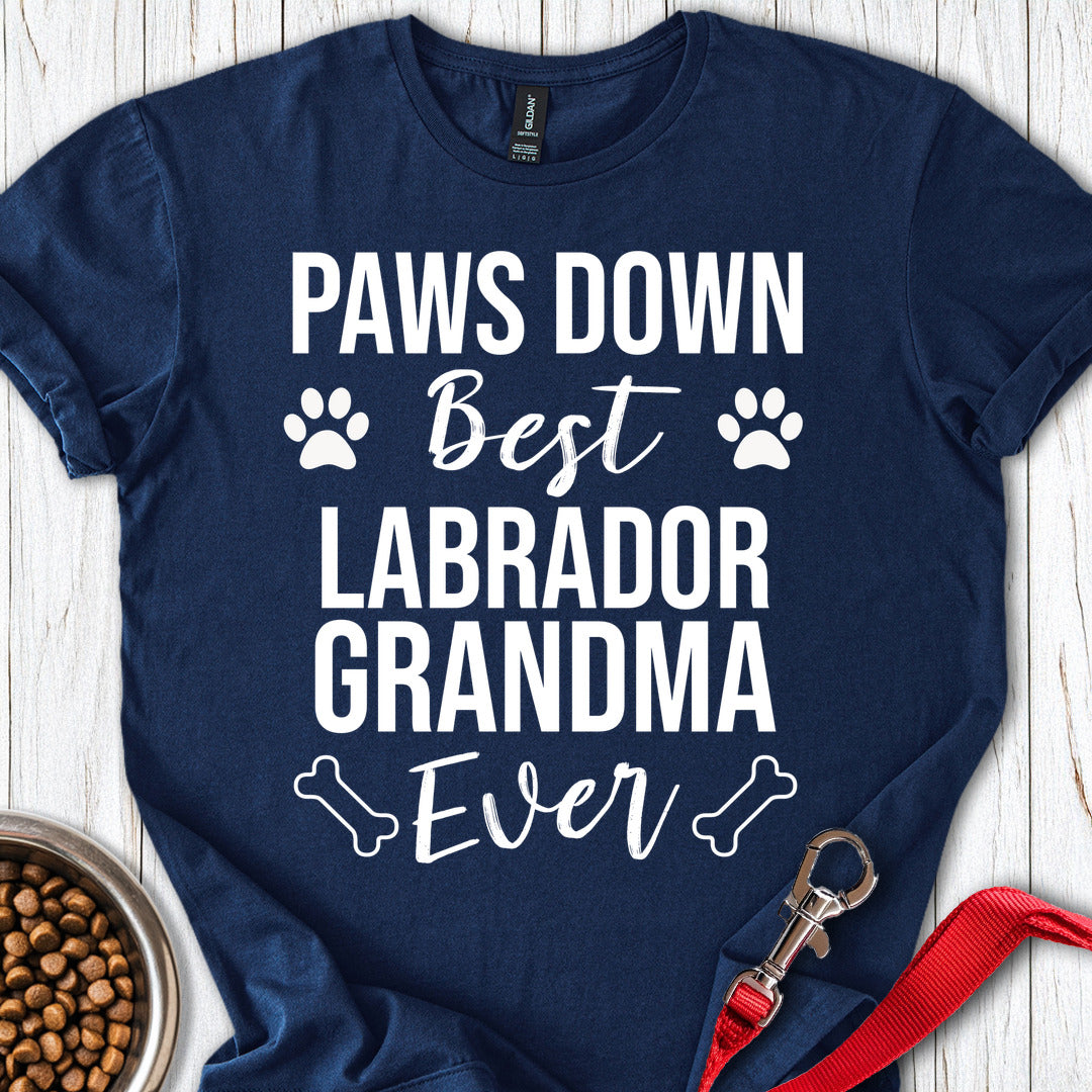 Labrador Grandma T Shirt Gift For Grandma