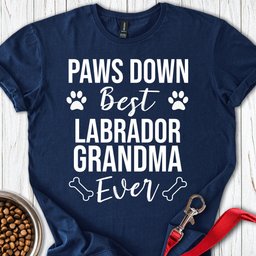 Labrador Grandma T Shirt Gift For Grandma