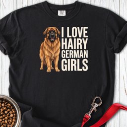 Leonberger Hairy Girls Premium Tee Gift For Dog Lover