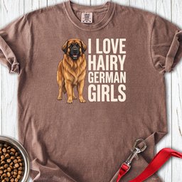 Leonberger Hairy Girls Premium Tee Gift For Dog Lover