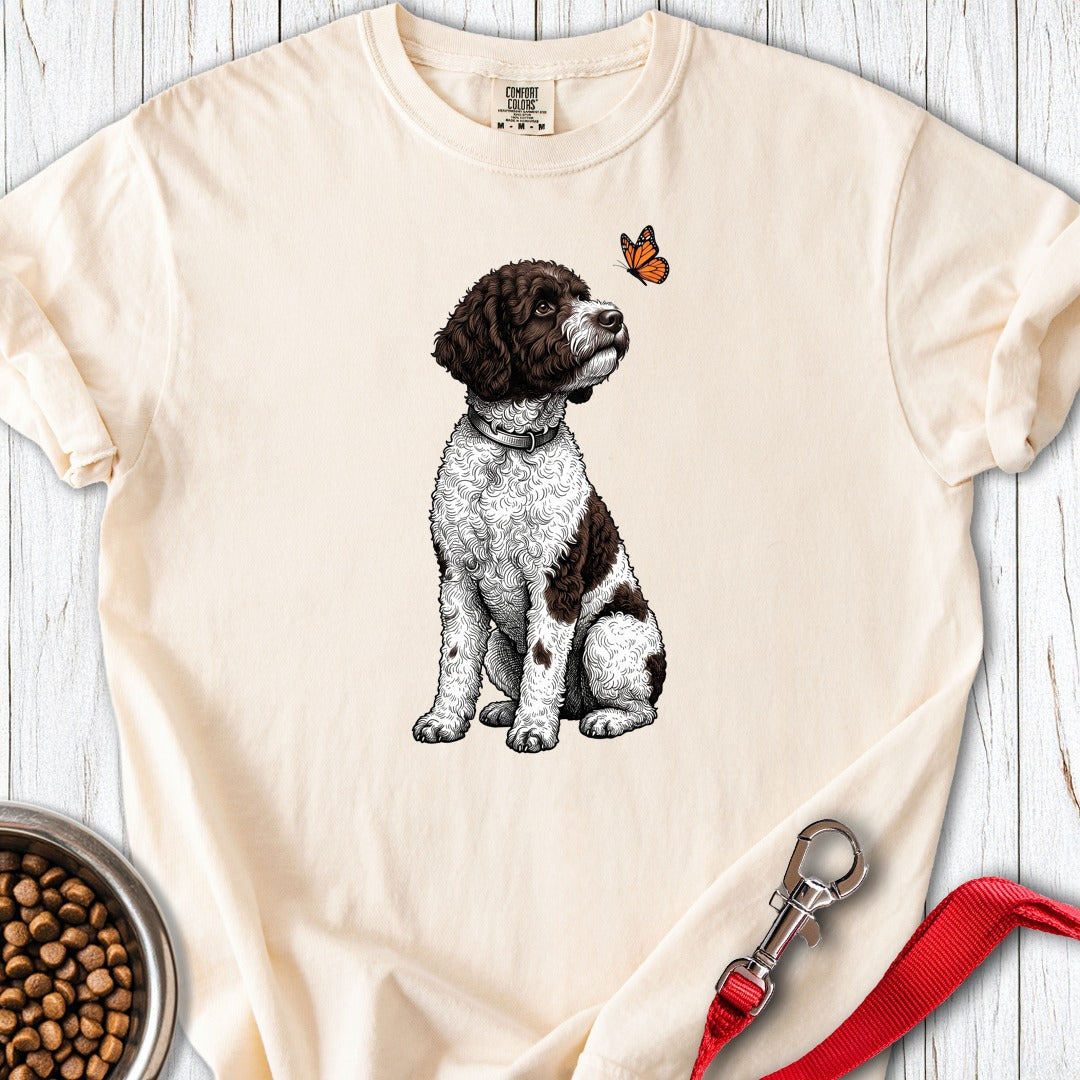 Lagotto Butterfly Premium Tee Gift For Dog Lover