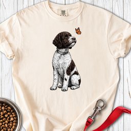 Lagotto Butterfly Premium Tee Gift For Dog Lover