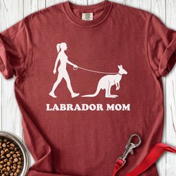 Labrador Mom Premium Tee Gift For Mom