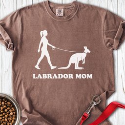 Labrador Mom Premium Tee Gift For Mom