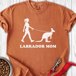 Labrador Mom Premium Tee Gift For Mom