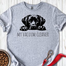 My Vacuum Cleaner Labrador T Shirt Gift For Dog Lover