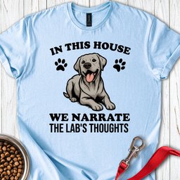 Narrate Silver Labs T Shirt Gift For Dog Lover