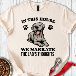 Narrate Silver Labs T Shirt Gift For Dog Lover