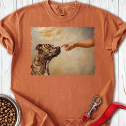 Pitbull Brindle Creation Premium Tee Gift For Dog Lover