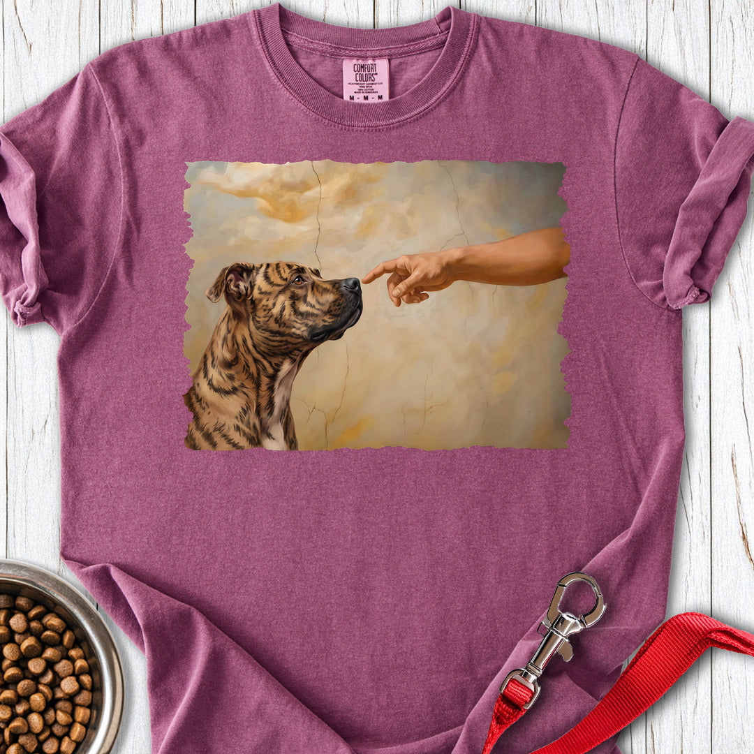 Pitbull Brindle Creation Premium Tee Gift For Dog Lover