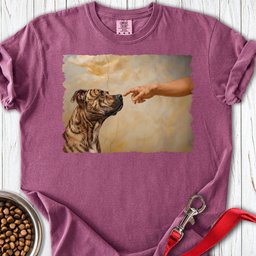 Pitbull Brindle Creation Premium Tee Gift For Dog Lover