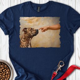 Pitbull Brindle Creation T Shirt Gift For Dog Lover