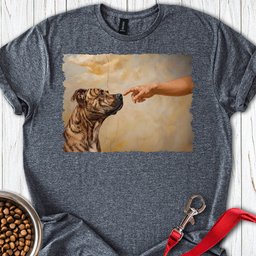 Pitbull Brindle Creation T Shirt Gift For Dog Lover