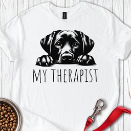 My Therapist Labrador Tee Gift For Dog Lover
