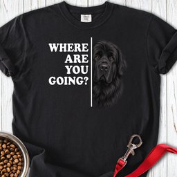 Newfoundland Where Are You Going Premium Tee Gift For Dog Lover