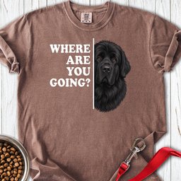 Newfoundland Where Are You Going Premium Tee Gift For Dog Lover